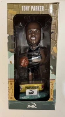 TONY PARKER SAN ANTONIO SPURS LIMITED EDITION 50th ANNIVERSARY BOBBLEHEAD - Image 1 of 4