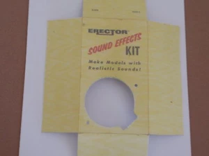 12 1/2 Sound Effects Card ( Copy) for Erector set +List for sound kit - Picture 1 of 4