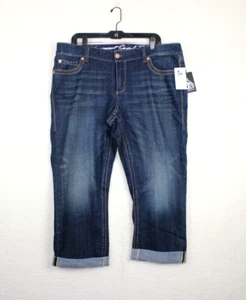 G.E.T Women's EQUIPMENT GENERAL TECHNIQUE Cropped Jeans G.E.T  Plus Size 18W NWT - Picture 1 of 12