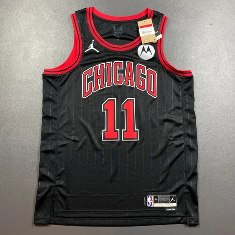 100% Authentic Demar DeRozan Nike Bulls Statement Swingman Jersey Size 48 L Cover