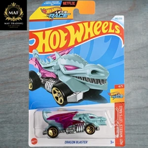 Hot Wheels Dragon Blaster #140 Mainline 2024 Case G/H ∣ Neu Let`s Race Netflix - Bild 1 von 2