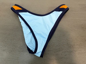 NUEVO Bañador Bikini Parte Inferior Azul L SPACE Talla Mediana - Imagen 1 de 2