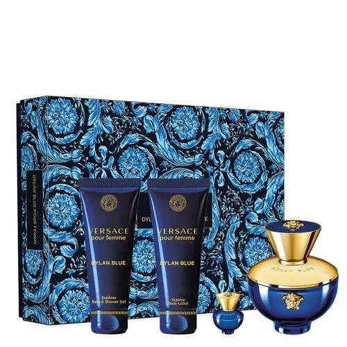 Versace Dylan Blue Pour Femme Eau de Parfum 100ml Spray Gift Set