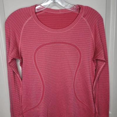 Camisa Lululemon Mujer Pequeña Swiftly Tech Manga Larga Pullover Agujeros para Pulgares Foto 1 de 4