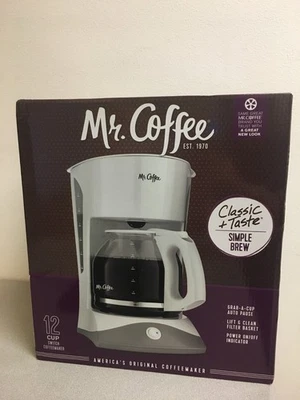 Mr. Coffee SK12RB Simple Brew 12 cups White Coffee Maker - Image 1 of 4