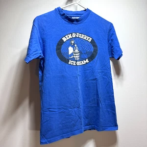 Camiseta De Colección Ben and Jerry's Talla Mediana Azul Vermont EE. UU. Hanes BeefyT - Imagen 1 de 6