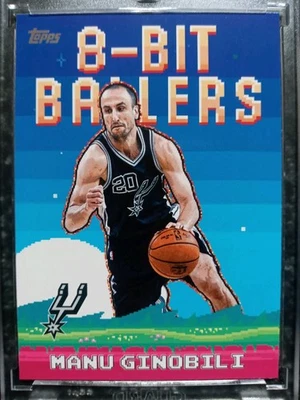 2025 Topps Manu Ginobili 8-Bit Ballers #8B-29 San Antonio Spurs - Image 1 of 2
