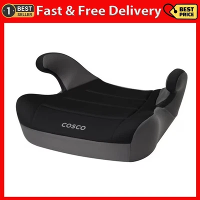 Asiento de coche elevador Cosco Kids Rise LX para niños pequeños, negro fósil Foto 1 de 4