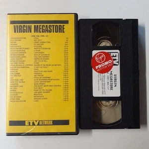 Virgin Megastore VHS 1999 Music Promo Edition ETV Network - Picture 1 of 3