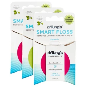 Smart Floss - Natural, PTFE & PFAS Free Floss, Gentle on Gums, Expands & Stre... - Picture 1 of 7