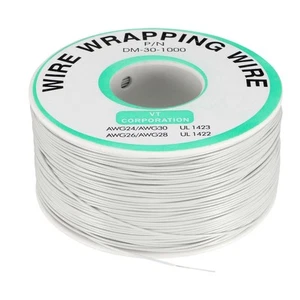Wrapping Wire Tin Plated Copper Wire P/N DM-30-1000 30 AWG 250Mength White - Picture 1 of 3