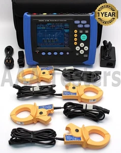 Hioki 3196 Three 3 Phase Power Quality Analyzer w/ 9661 Clamp-On Sensors - Picture 1 of 15