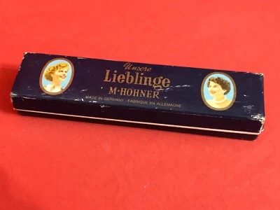 UNSERE LIEBLINGE M. HOHNER HARMONICA CURVED KEY C MODEL 7332/48M GERMANY TREMOLO - Image 1 of 4