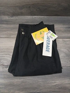 Vintage American Weekend schwarze High Waist Hose Retro neu mit Etikett Damengröße 12 - Bild 1 von 14