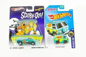 Hot Wheels Premium Scooby-Doo Lot of 2 Custom 77 Dodge Van The Mystery Machine - Picture 1 of 4