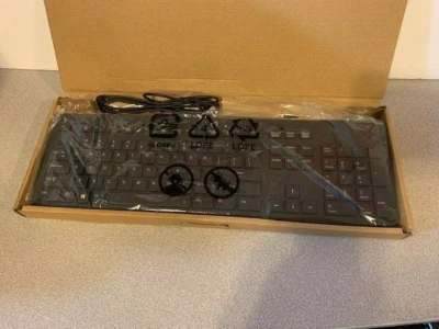 💥⭐️✔️⭐💥 BRAND NEW HP PH0U 803181-001 USB Wired Black Keyboard FREE S/H - Image 1 of 4