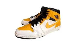Jordan 1 Retro Nike Air High OG Taxi Yellow Toe Size 11.5 No Box Shoes Sneakers - Picture 1 of 24