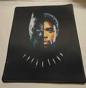 1 New Black Panther Mouse Gaming Pad School Office 11 3/4" 10" Wakanda Forever - Picture 1 of 5