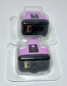Genuine HP 02 Ink Cartridge Photosmart Printer: CB281W SET OF 2 Pink - Picture 1 of 3