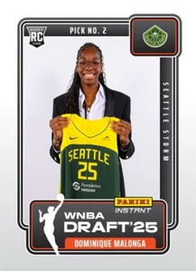 2025 Panini Instant WNBA Draft #2 Dominique Malonga Seattle Storm RC PRZEDSPRZEDAŻ - Zdjęcie 1 z 1
