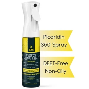 Picaridin Unscented Insect Repellent Continuous Spray 10oz; 12-hr Protection - Picture 1 of 6
