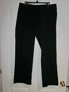 CALVIN KLEIN PANTALONI CHINO NERI DA DONNA, TAGLIA 14, #112B - Foto 1 di 9