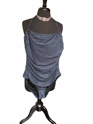 Traje de baño J Crew reimaginado bandeau de una pieza acanalado sin tirantes halter talla 12 Foto 1 de 4