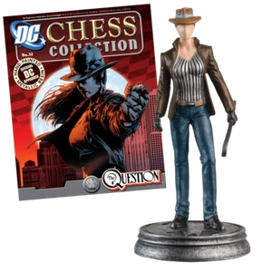 EAGLEMOSS DC CHESS COLLECTION ISSUE 32 THE QUESTION WHITE PAWN- NEW - Picture 1 of 1