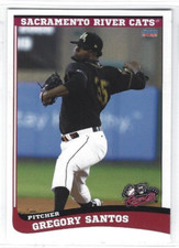2022 Sacramento River Cats (Triple A-San Francisco Giants) Gregory Santos