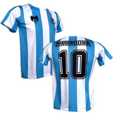 Maglia Diego Armando Maradona 10 Argentina D10S prodotto ufficiale AUTORIZZATO