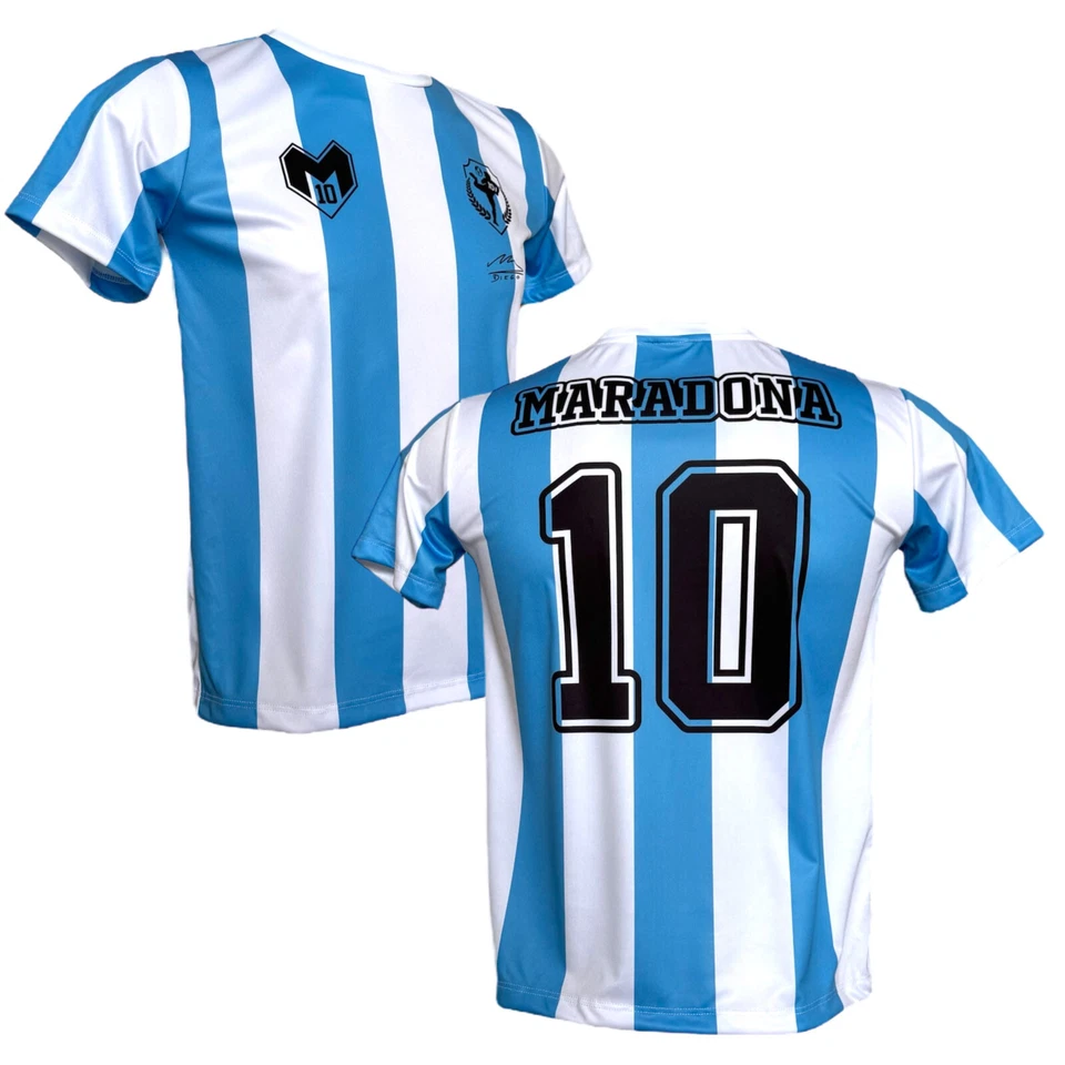 Maglia Diego Armando Maradona 10 Argentina D10S prodotto ufficiale AUTORIZZATO