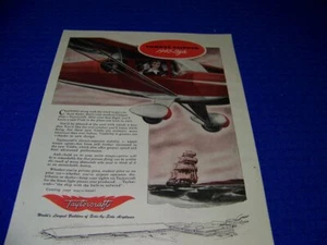 1945 TAYLORCRAFT "YANKEE CLIPPER 1945 STYLE" 1-PAGE SALES AD (174FF) - Picture 1 of 2