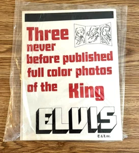 THREE NEVER BEFORE PUBLISHED FULL COLOR PHOTOS OF THE KING-ELVIS - Picture 1 of 6