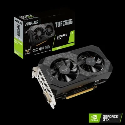 Dual fan model with ASUS NVIDIA GeForce GTX 1650 4GB TUF-GTX1650-O4GD6-P-GAMING - Image 1 of 4