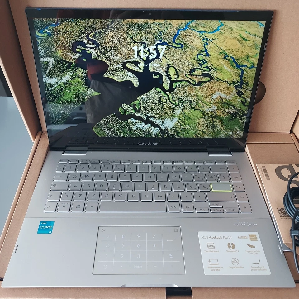 Computer Notebook / Laptop Asus VivoBook Flip 14 , touch screen , 14" - Immagine 1 di 4