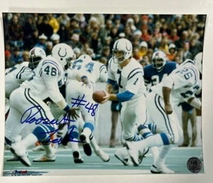 Roosevelt Leaks #48 Signed 8x10 Indianapolis Colts Photo NB Autographs COA - Picture 1 of 4