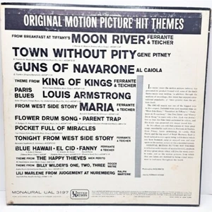 Original Motion Picture Hit Themes Vinyl LP Soundtrack Moon River Classic Movies - Picture 1 of 3