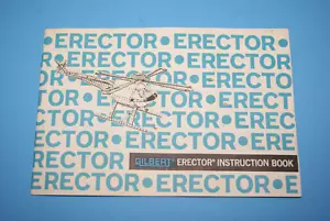 VTG 1964 AC Gilbert Erector Set Helicopter Manual Handbook Complete - Picture 1 of 3
