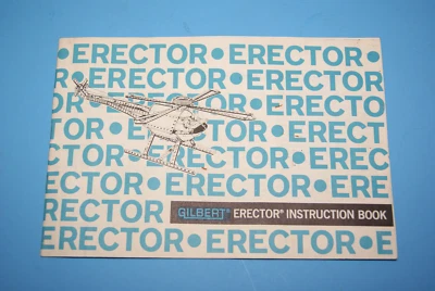 VTG 1964 AC Gilbert Erector Set Helicopter Manual Handbook Complete - Image 1 of 3