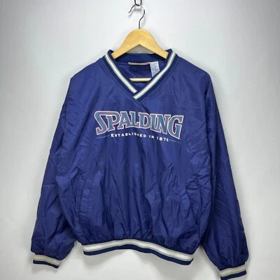 Vintage 90s Spalding Athletics Windbreaker Pullover Jacket Large - Image 1 of 4