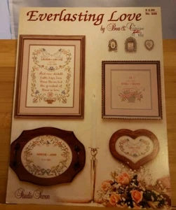 AK22 STUDIO SEVEN 1989, EVERLASTING LOVE BY BEA & CHRIS - 4 CROSS STITCH DESIGNS - Picture 1 of 2