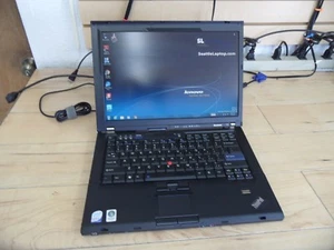 Lenovo Thinkpad T61 For Parts No Hard Drive Posts Bios Loud Fan - Picture 1 of 11