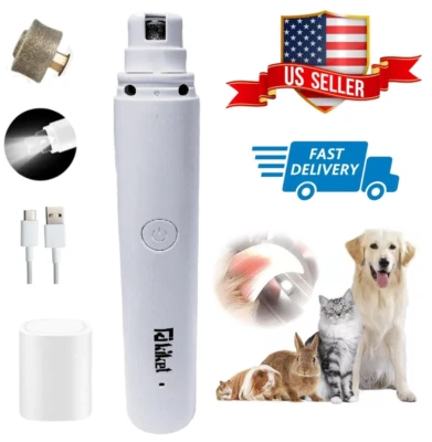 *Actualizado* Molinillo de uñas eléctrico para mascotas Recortador portátil Cortador de aseo Foto 1 de 4