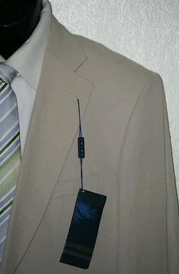Ibiza 42L 2btn silk linen sports coat jacket  Nova msrp $345 #0001 NWT - Image 1 of 4