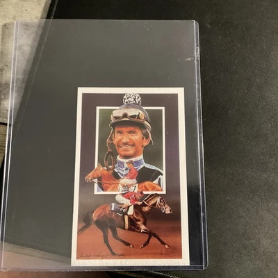 Willie Shoemaker 1991 Legends Sports Memorabilia postcard #5 Horse Racing - Image 1 of 2