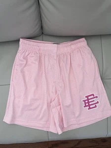 ERIC EMANUEL BASIC ROSE QUARTZ MESH SHORTS (Small) - Picture 1 of 6