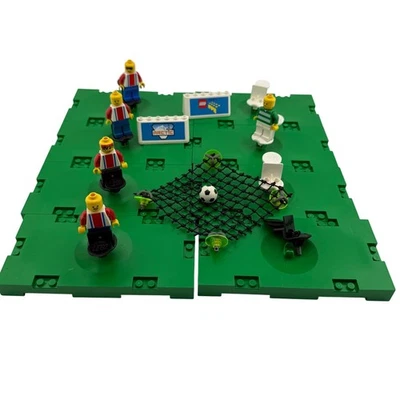 Lego Soccer 3409 Set Parts Only With 5 Lego Soccer Player Minifigures ⚽️ 🥅 - Image 1 of 4