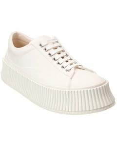 Jil Sander Canvas Sneaker Women's White 40 - Picture 1 of 5