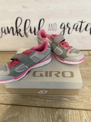 Giro Whynd Mujer Plata y Rosa Ciclismo Bicicleta Spin Clip Zapatos US 6 EU 37 Foto 1 de 2
