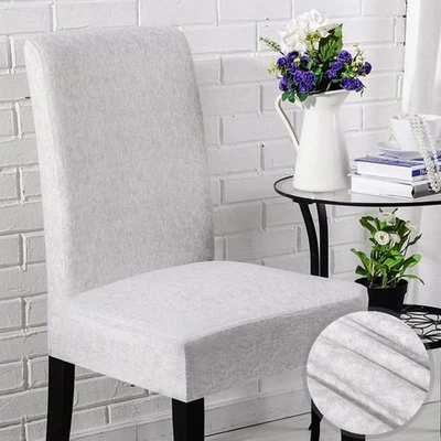  4 Pcs Coprisedie Per Poltrone Poltroncina Elasticizzato Coprisedile Sedia - Immagine 1 di 4